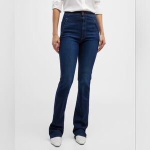 MOTHER Denim The High-Waisted Smokin' Double-Welt Heel Jeans